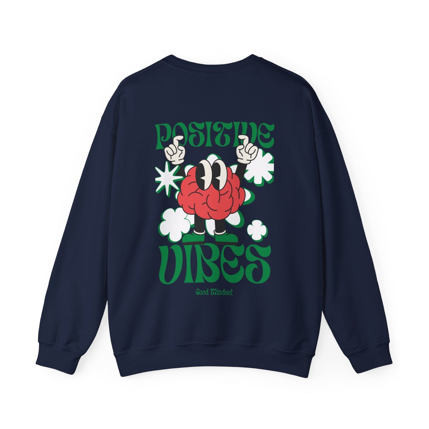 Positive Vibes Unisex Heavy Blend™ Crewneck Sweatshirt