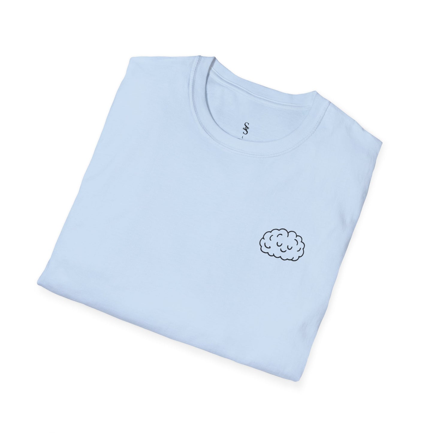 Be Kind to Your Mind Unisex Softstyle T-Shirt - Inspirational Cloud Design