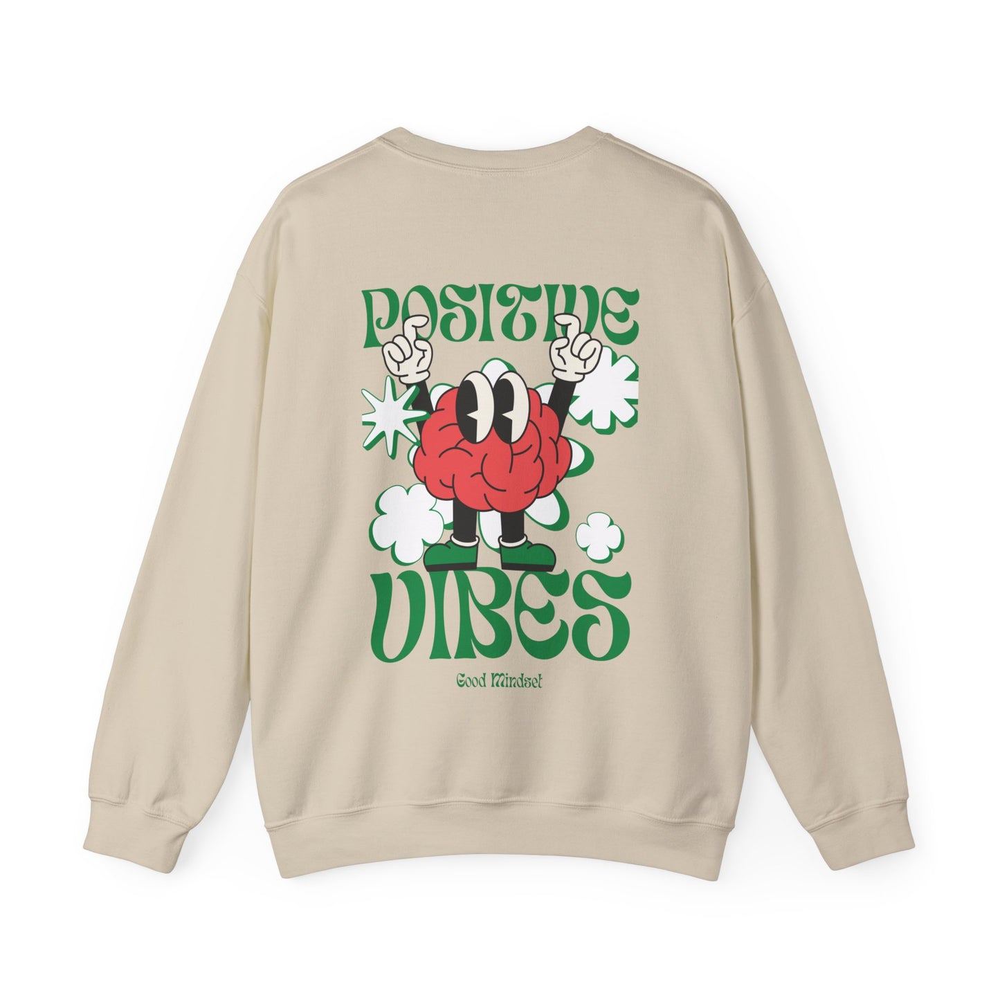 Positive Vibes Unisex Heavy Blend™ Crewneck Sweatshirt