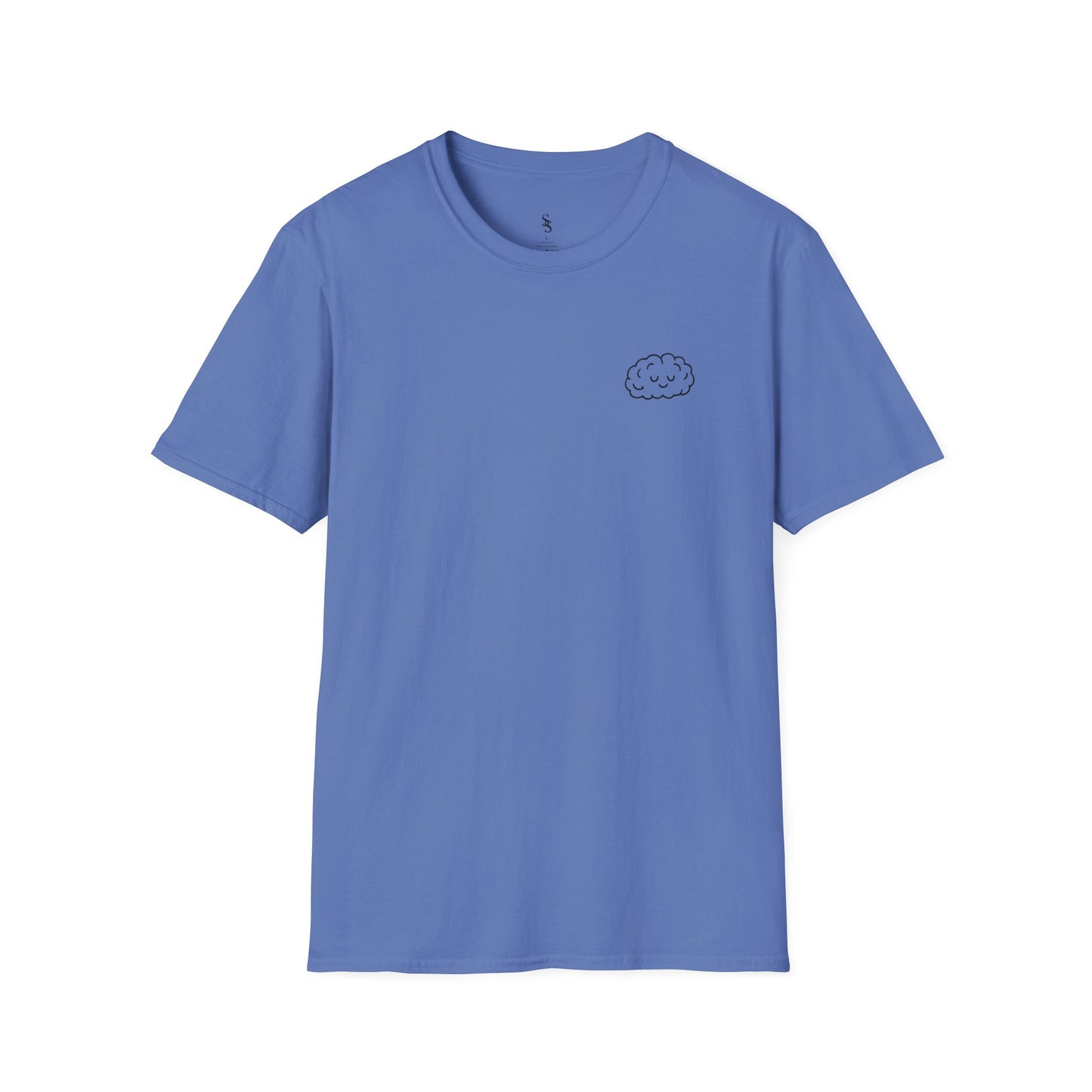 Be Kind to Your Mind Unisex Softstyle T-Shirt - Inspirational Cloud Design