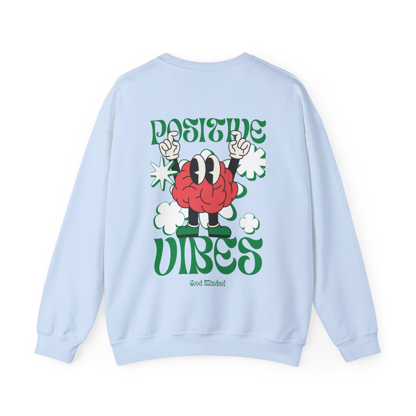 Positive Vibes Unisex Heavy Blend™ Crewneck Sweatshirt