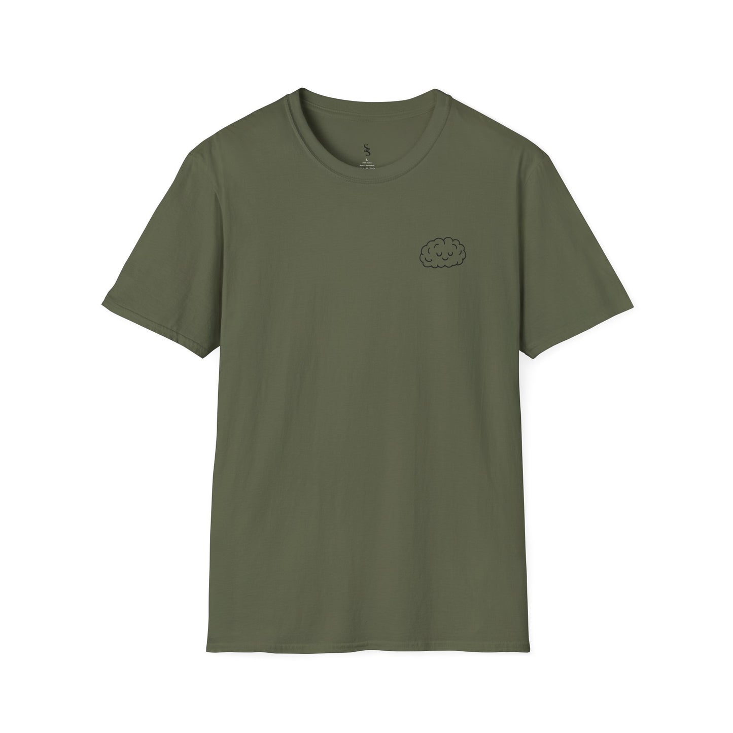 Be Kind to Your Mind Unisex Softstyle T-Shirt - Inspirational Cloud Design