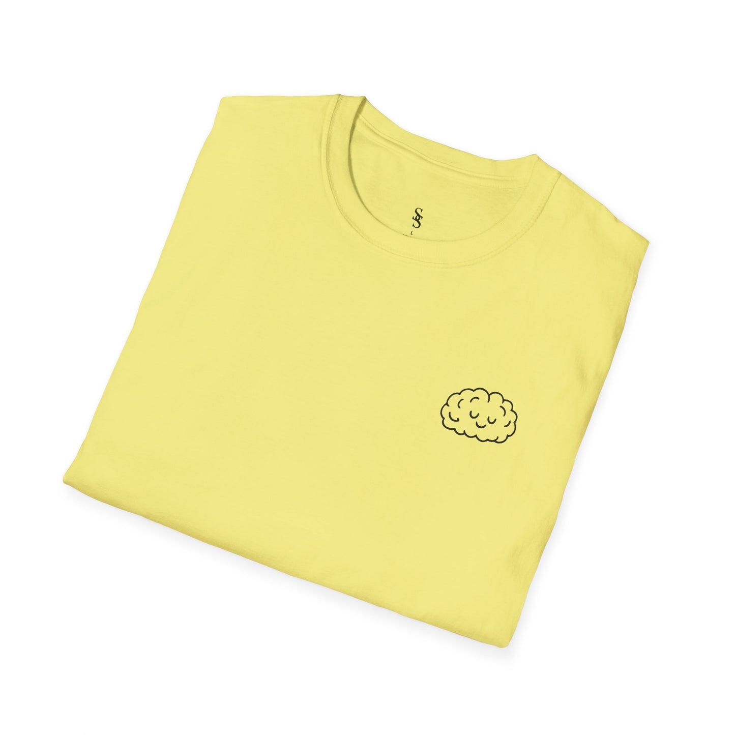 Be Kind to Your Mind Unisex Softstyle T-Shirt - Inspirational Cloud Design