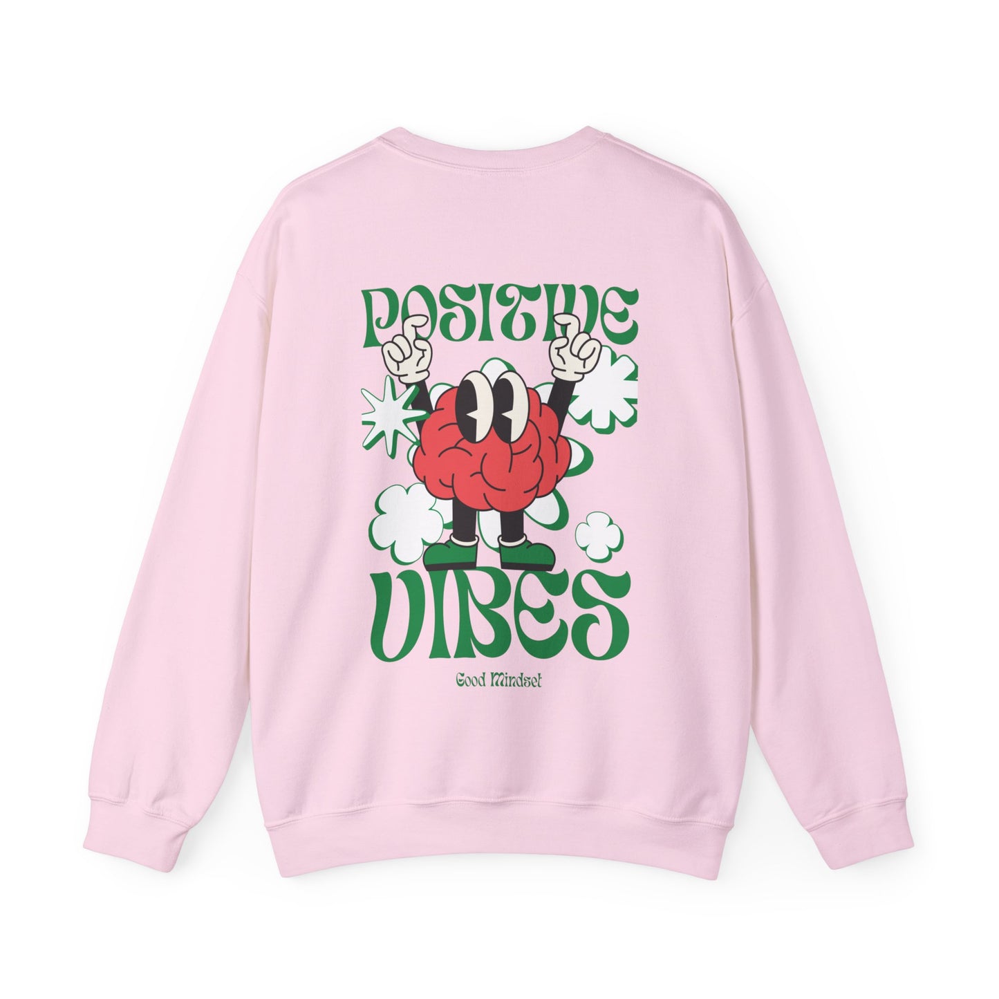 Positive Vibes Unisex Heavy Blend™ Crewneck Sweatshirt