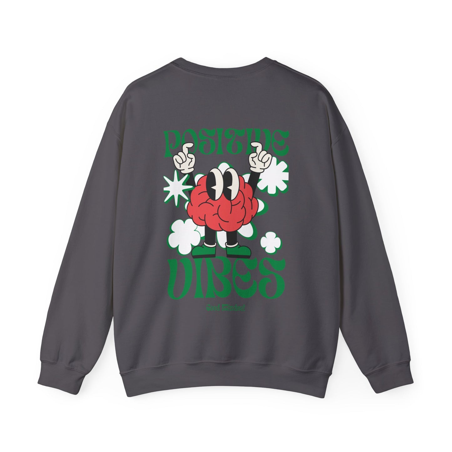 Positive Vibes Unisex Heavy Blend™ Crewneck Sweatshirt