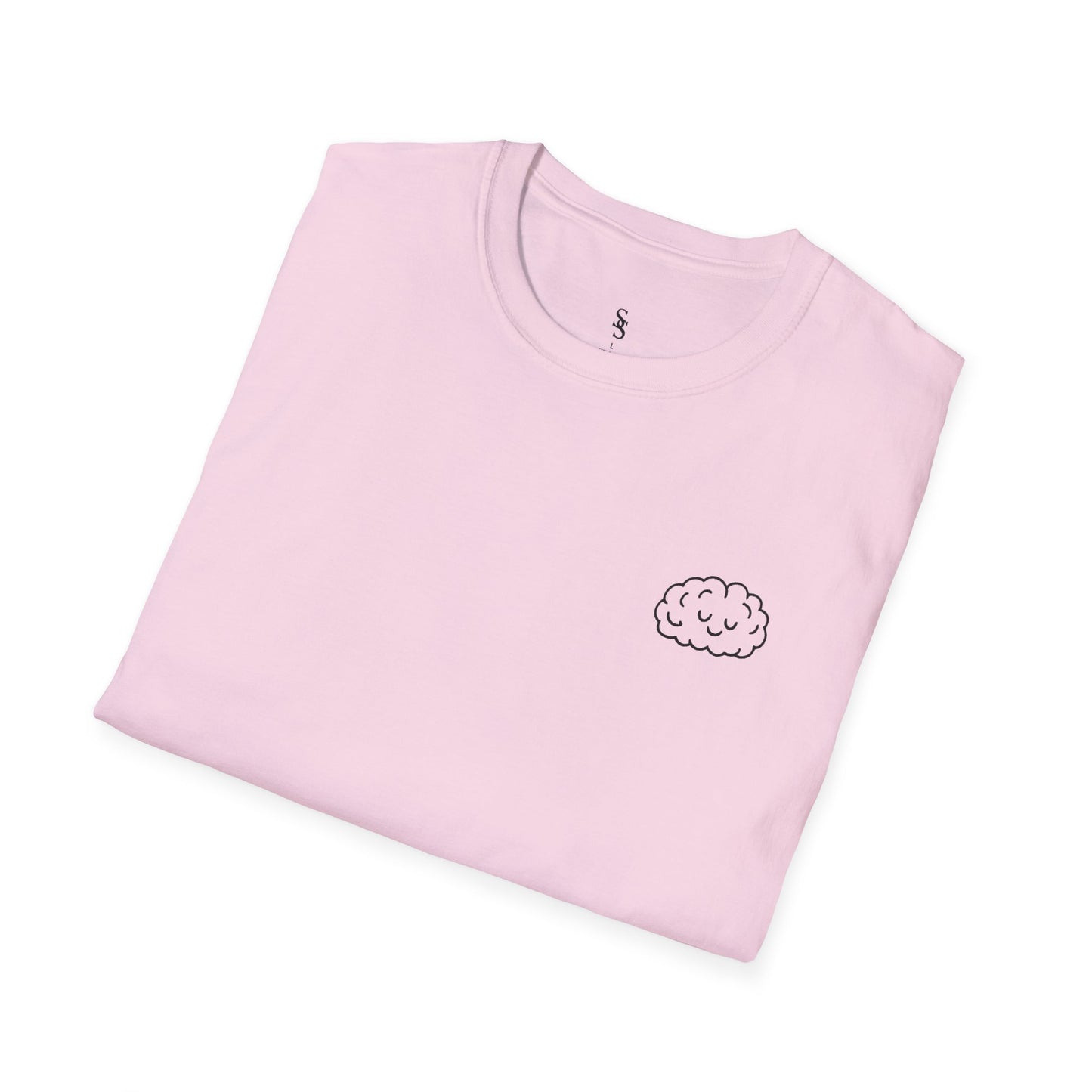 Be Kind to Your Mind Unisex Softstyle T-Shirt - Inspirational Cloud Design