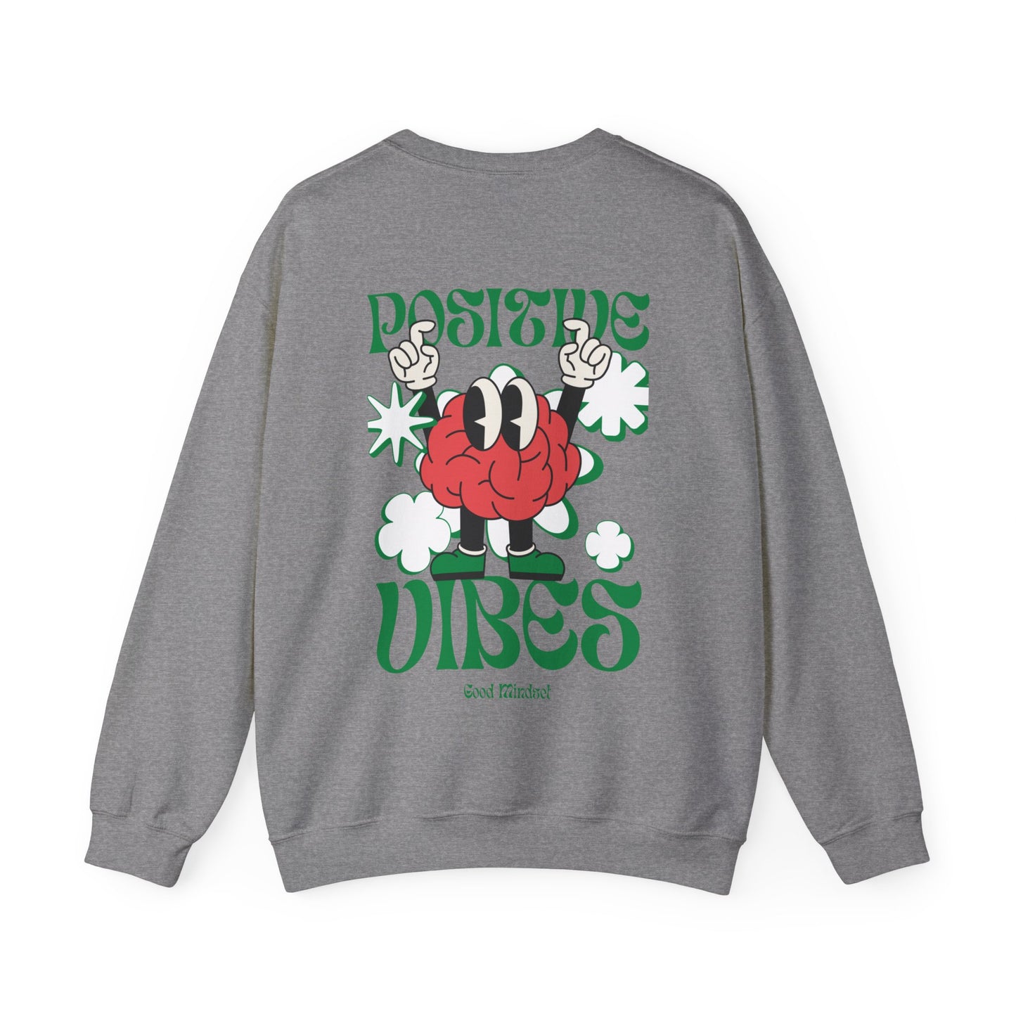 Positive Vibes Unisex Heavy Blend™ Crewneck Sweatshirt