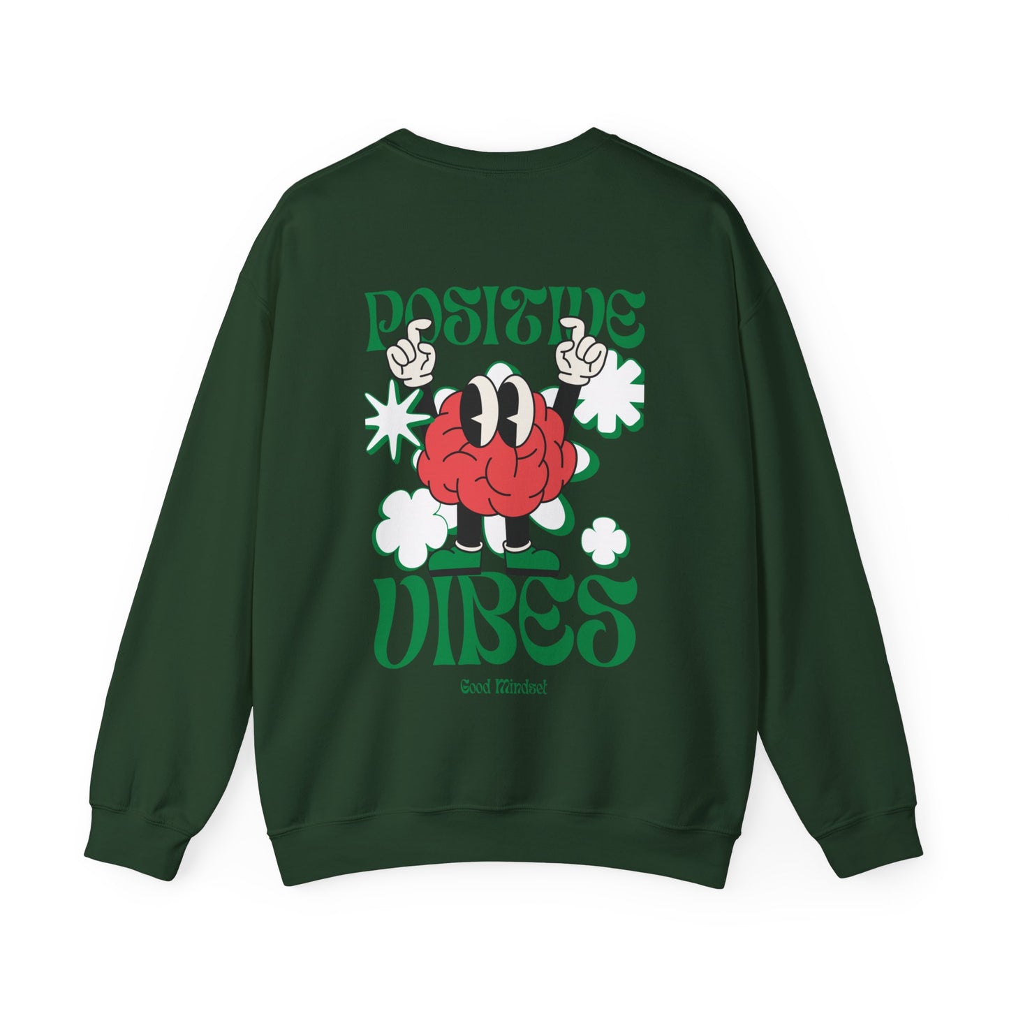 Positive Vibes Unisex Heavy Blend™ Crewneck Sweatshirt