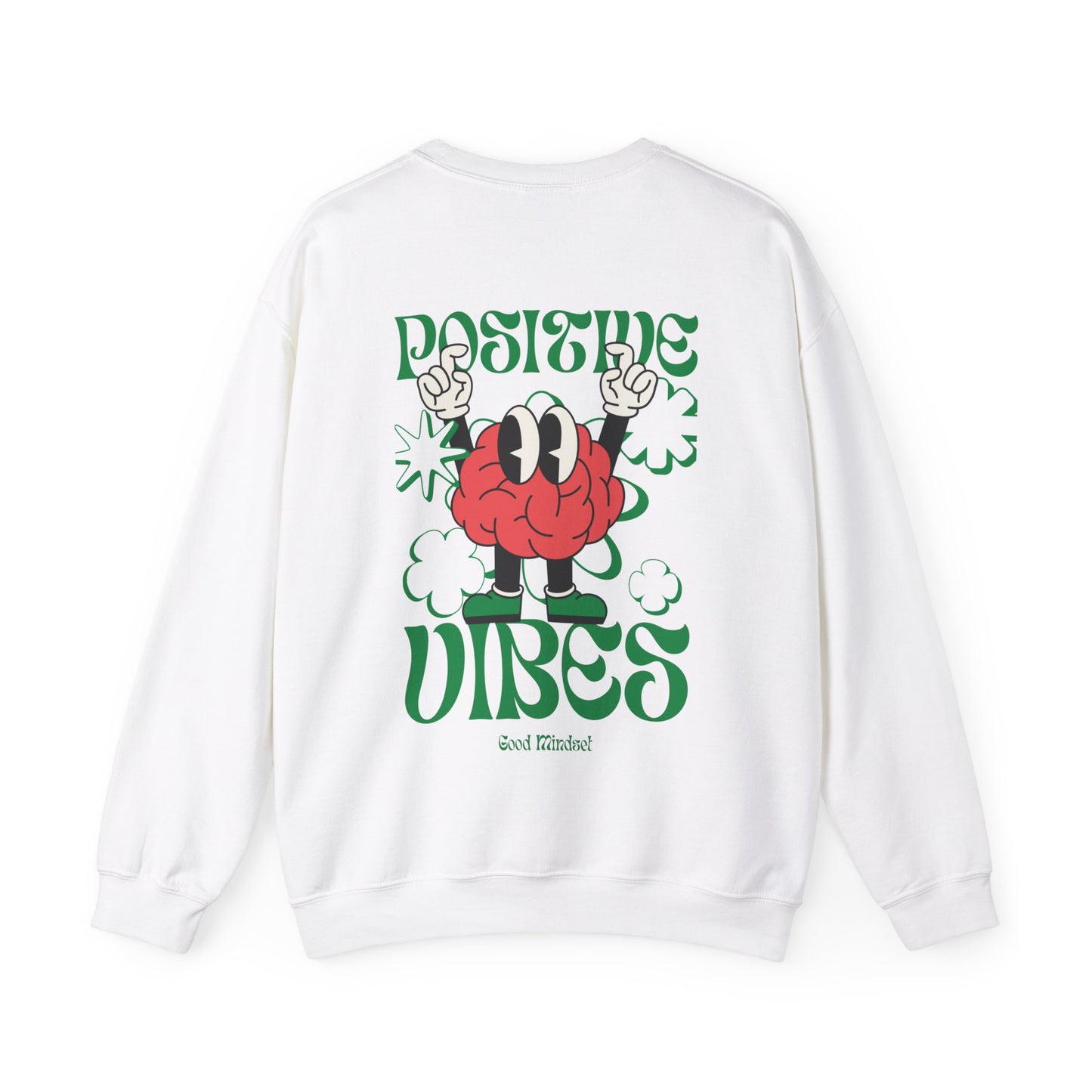 Positive Vibes Unisex Heavy Blend™ Crewneck Sweatshirt