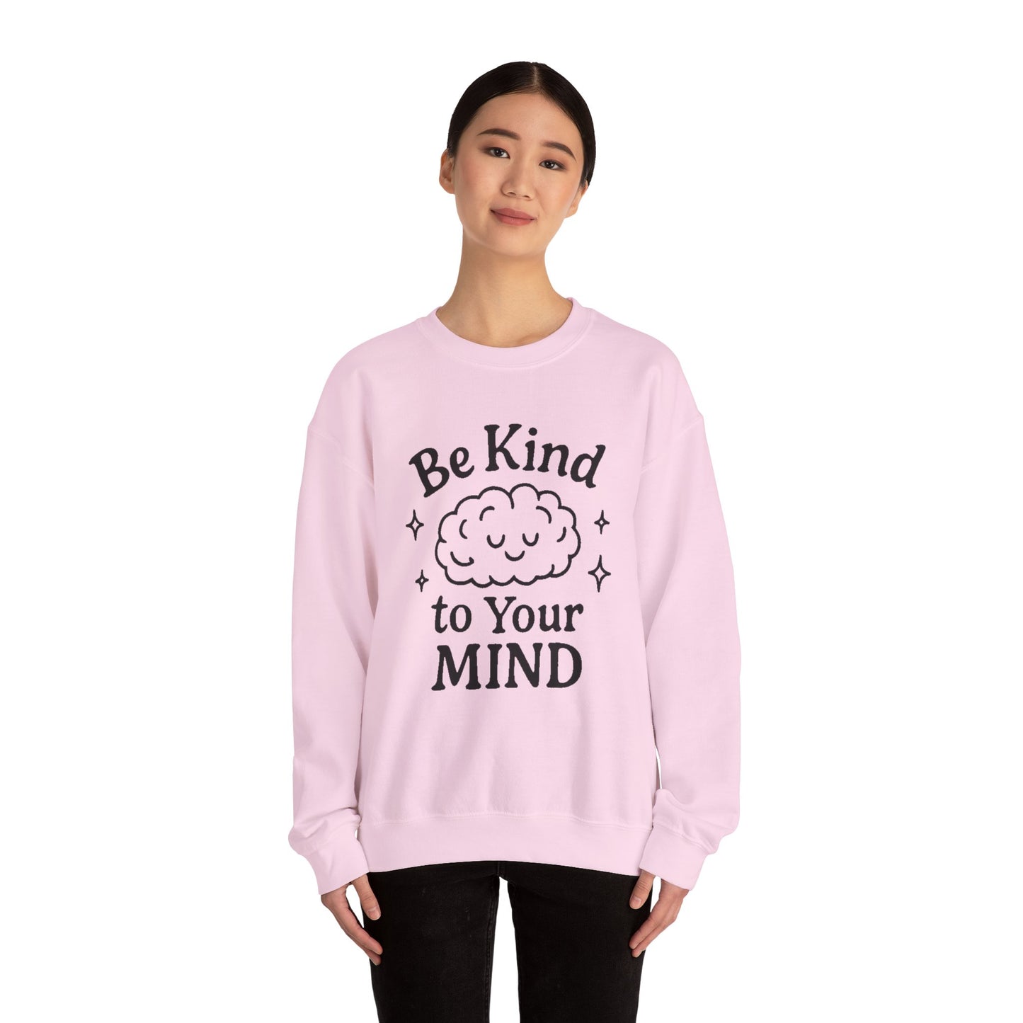 Be Kind To Your Mind Unisex Heavy Blend™ Crewneck Sweatshirt