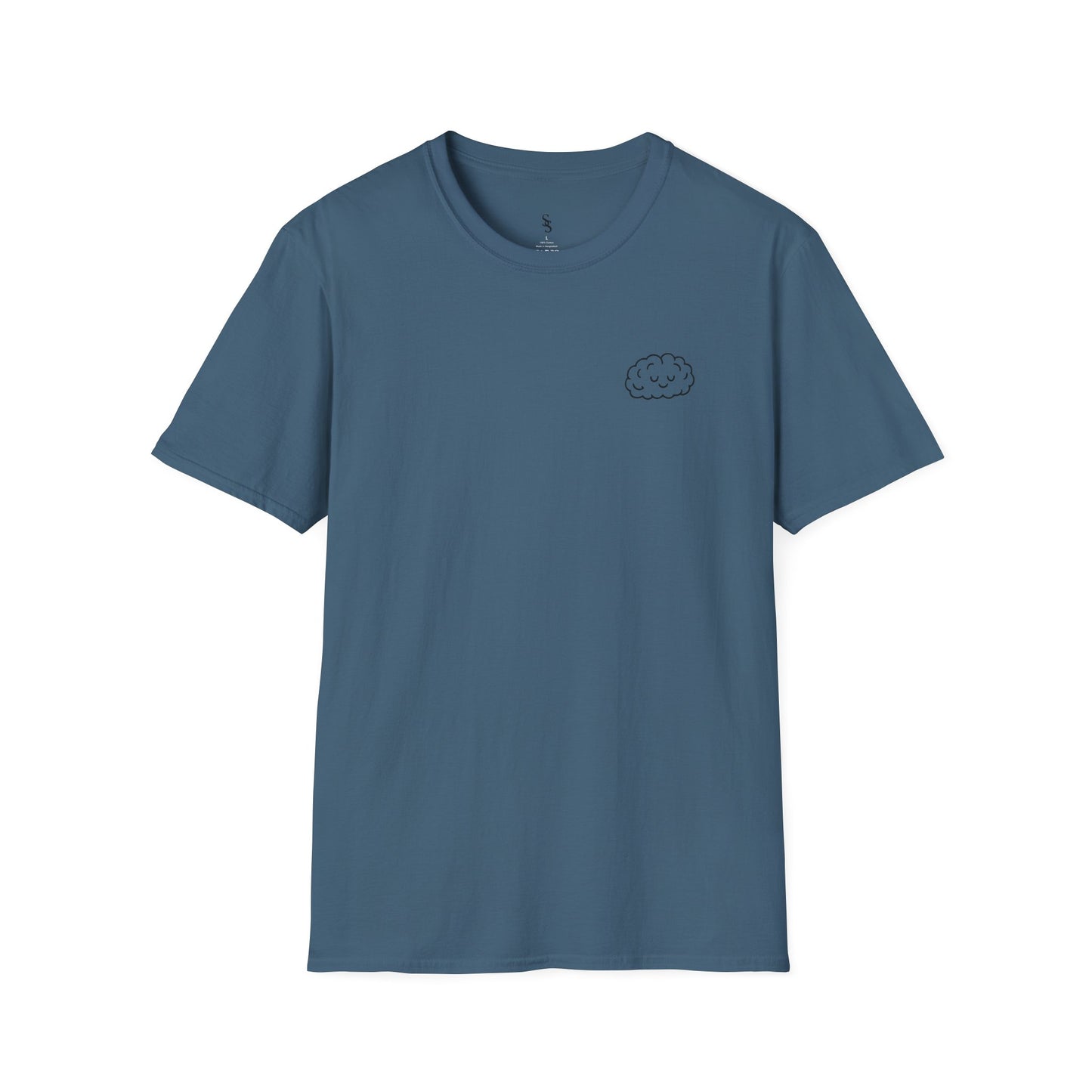 Be Kind to Your Mind Unisex Softstyle T-Shirt - Inspirational Cloud Design