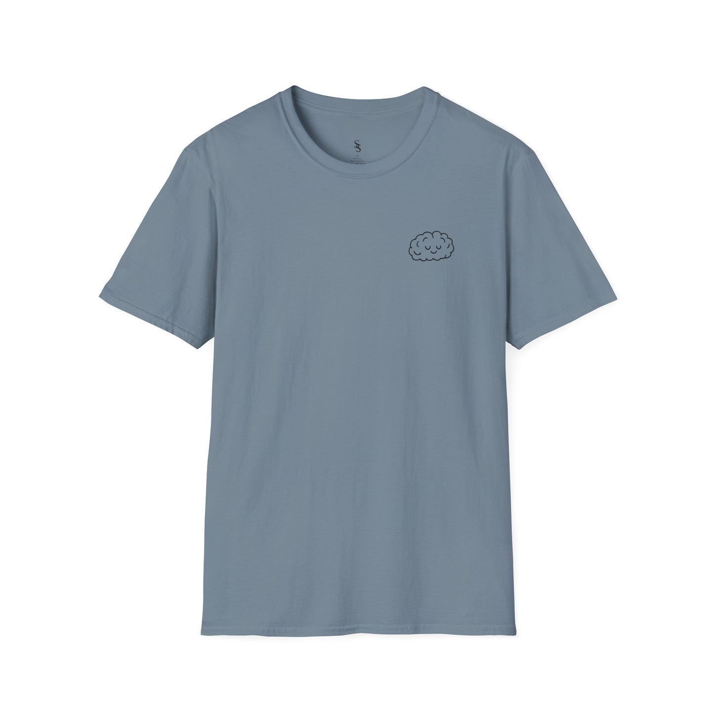 Be Kind to Your Mind Unisex Softstyle T-Shirt - Inspirational Cloud Design