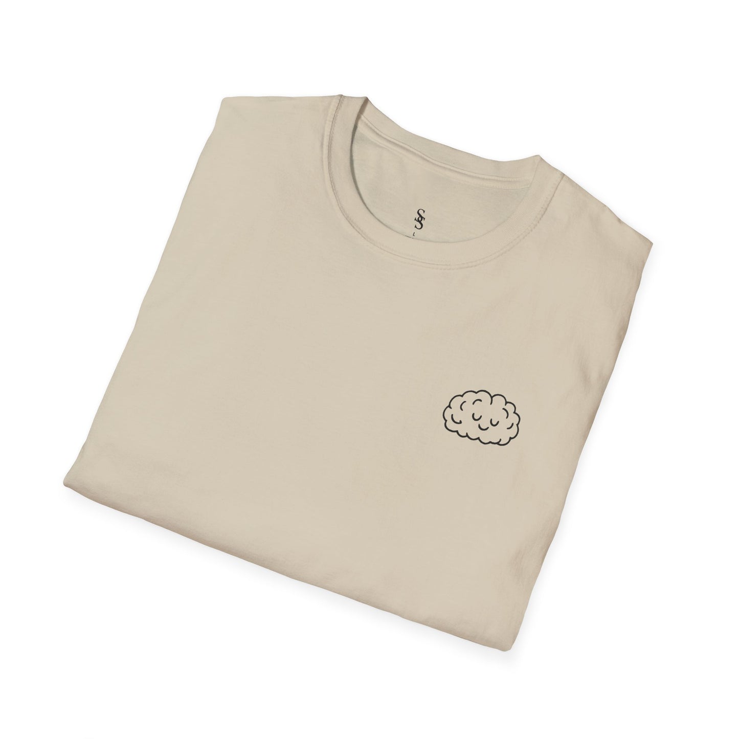 Be Kind to Your Mind Unisex Softstyle T-Shirt - Inspirational Cloud Design