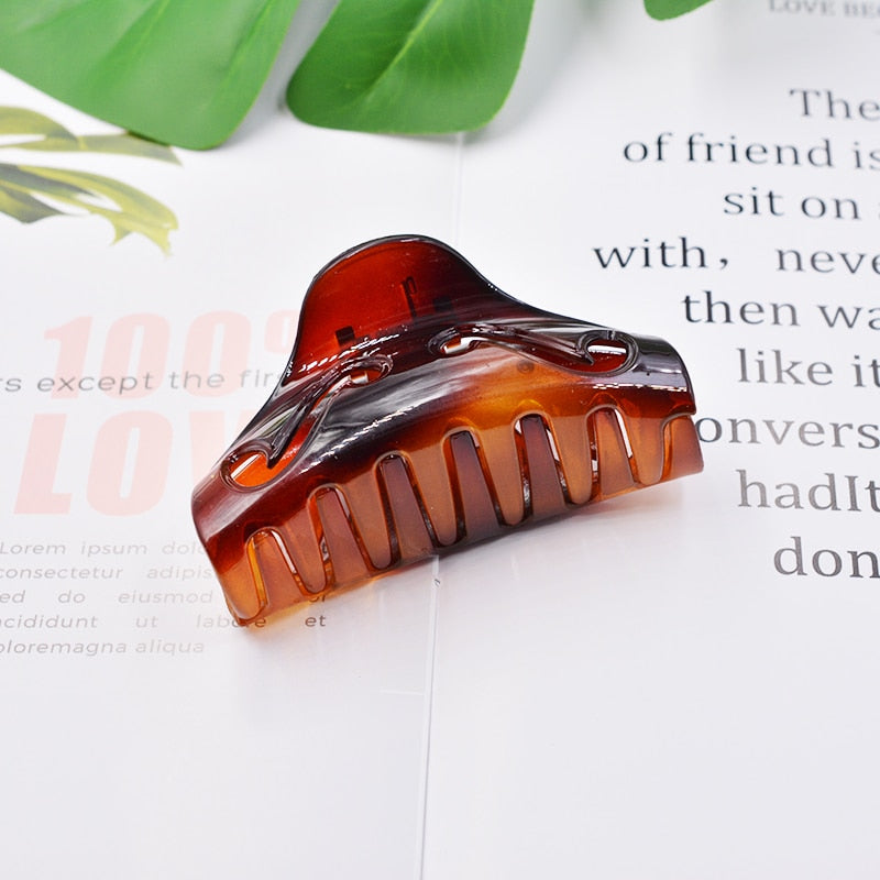 Vintage Y2k Jelly Design Claw Hair Clips
