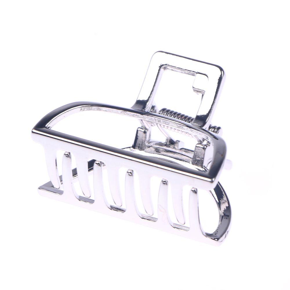 Large Modern Metal Art Hair Claw Clip