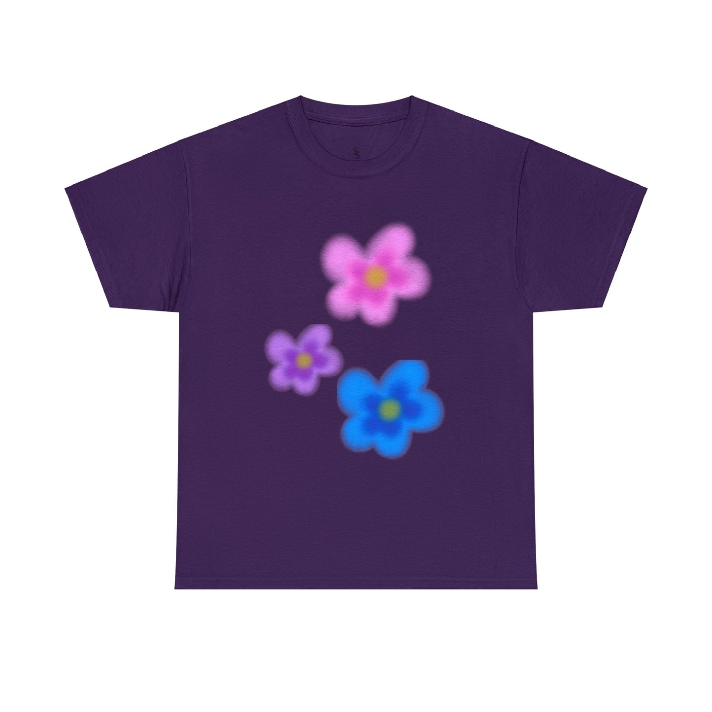 Vivid Flower Unisex Heavy Cotton Tee