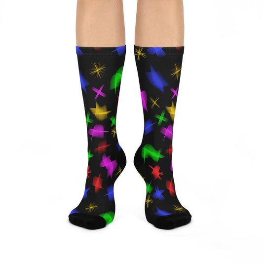 Neon Confetti Socks