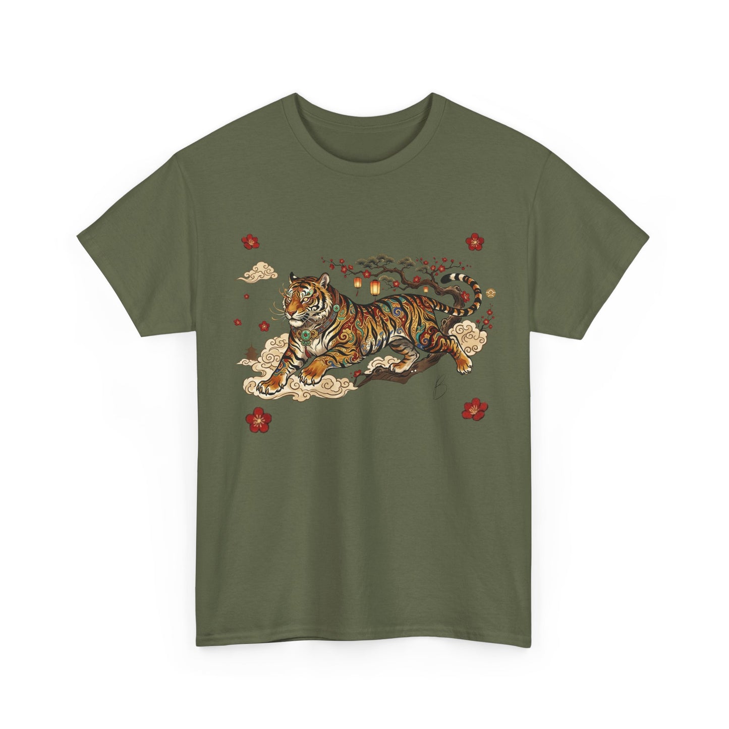 Tiger Unisex Heavy Cotton Tee