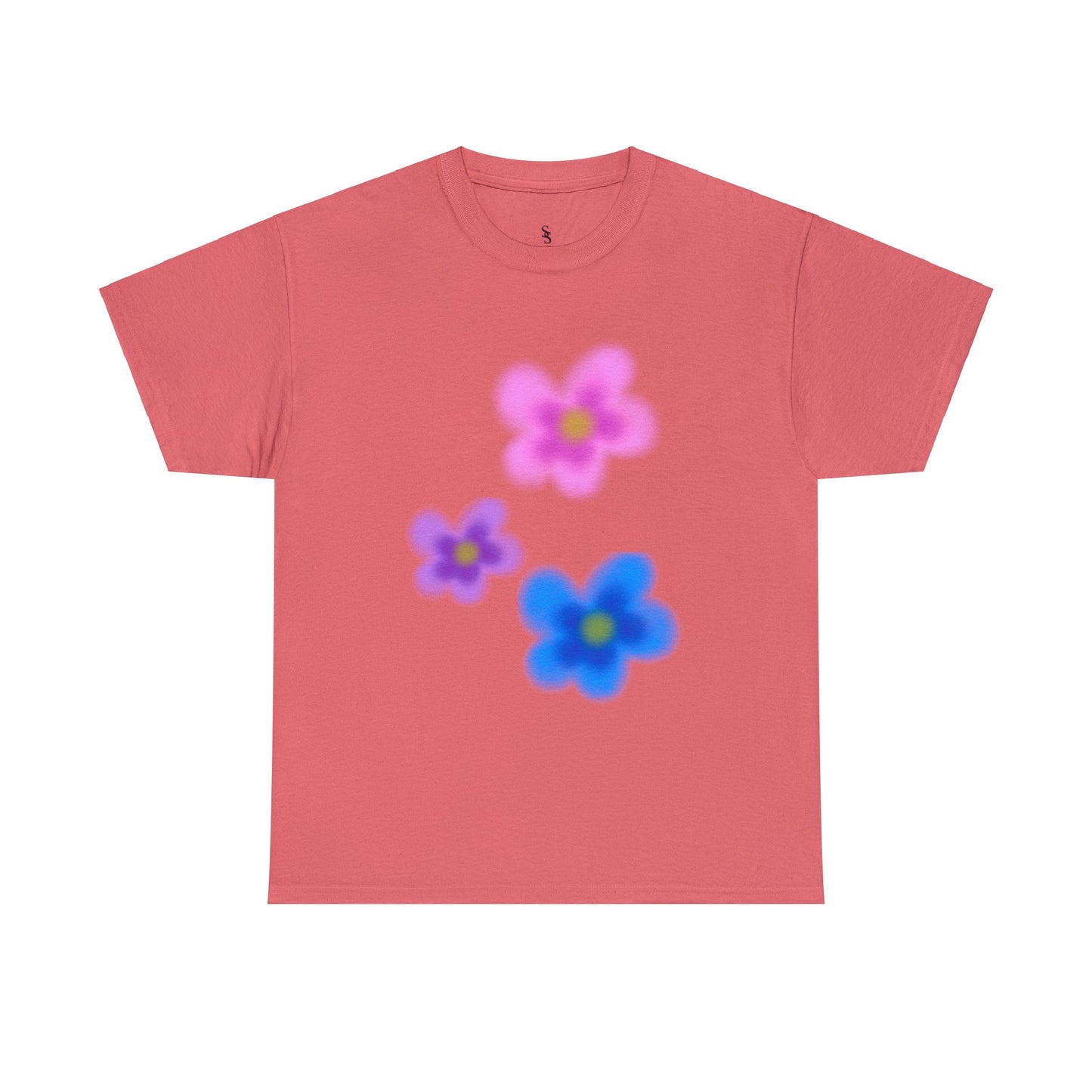 Vivid Flower Unisex Heavy Cotton Tee