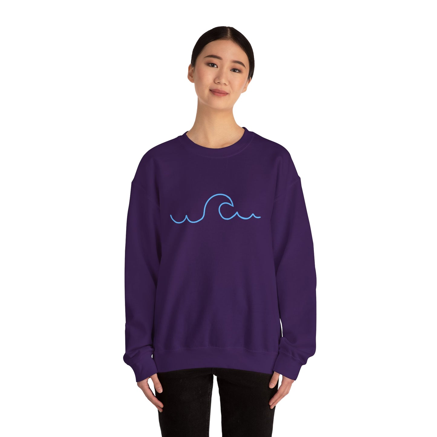 Wavy Unisex Heavy Blend™ Crewneck Sweatshirt