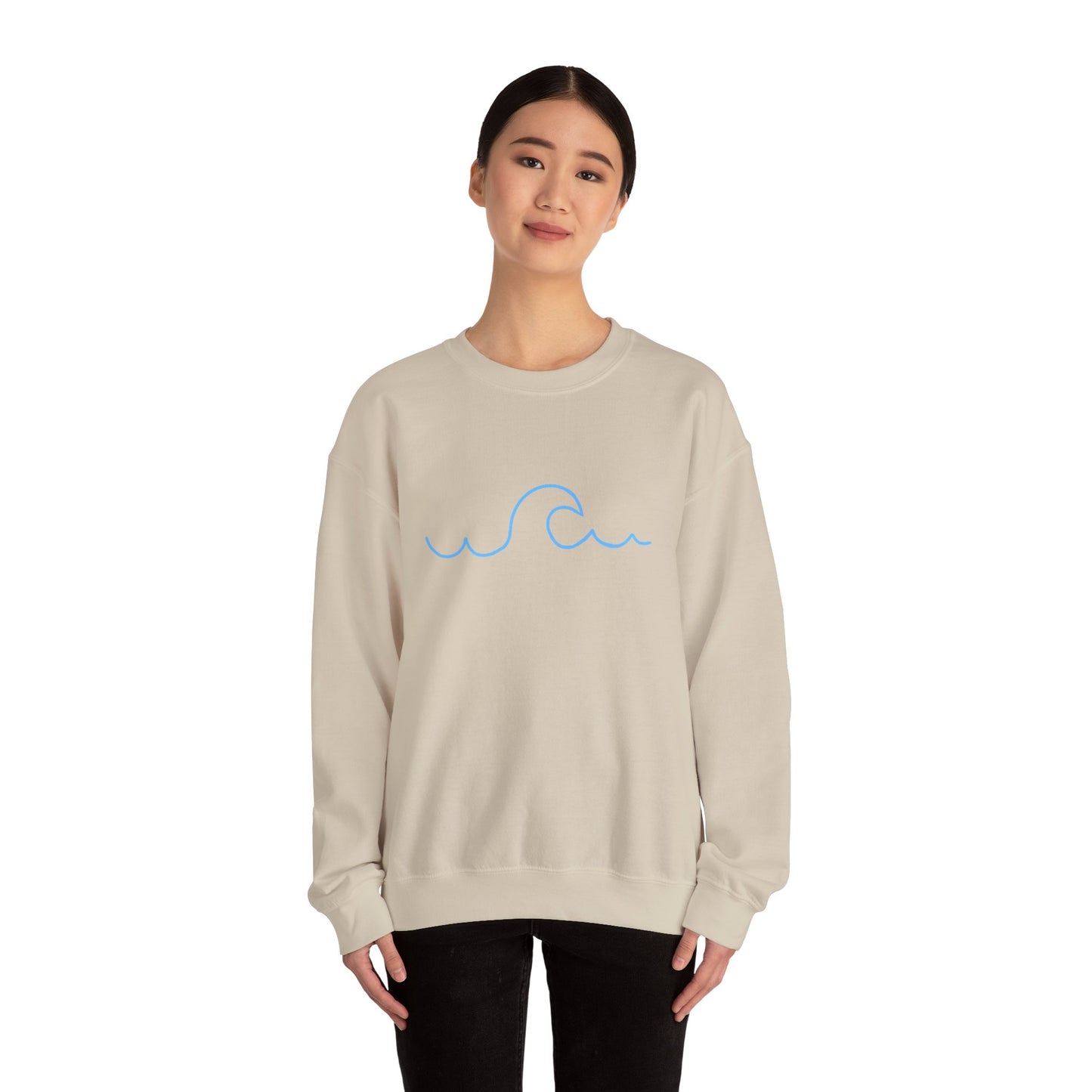 Wavy Unisex Heavy Blend™ Crewneck Sweatshirt