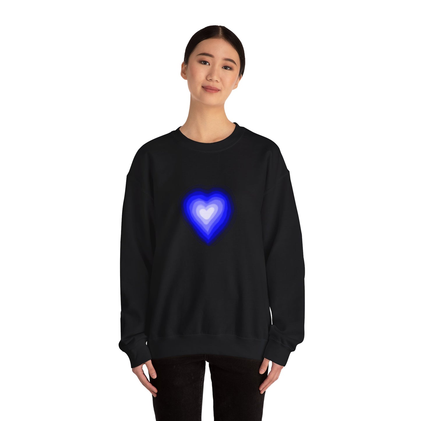 Love is Blue Unisex Heavy Blend™ Crewneck Sweatshirt