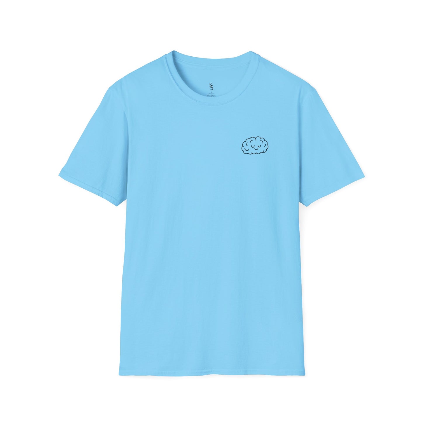Be Kind to Your Mind Unisex Softstyle T-Shirt - Inspirational Cloud Design
