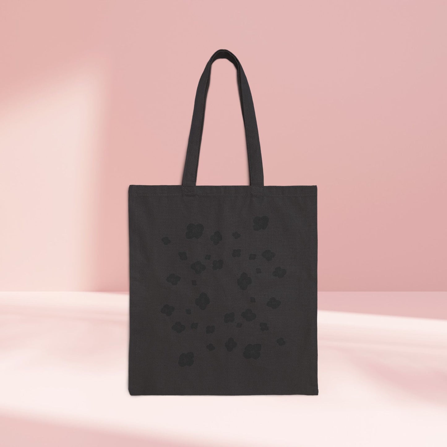 Lovely Flower Cotton Canvas Tote Bag