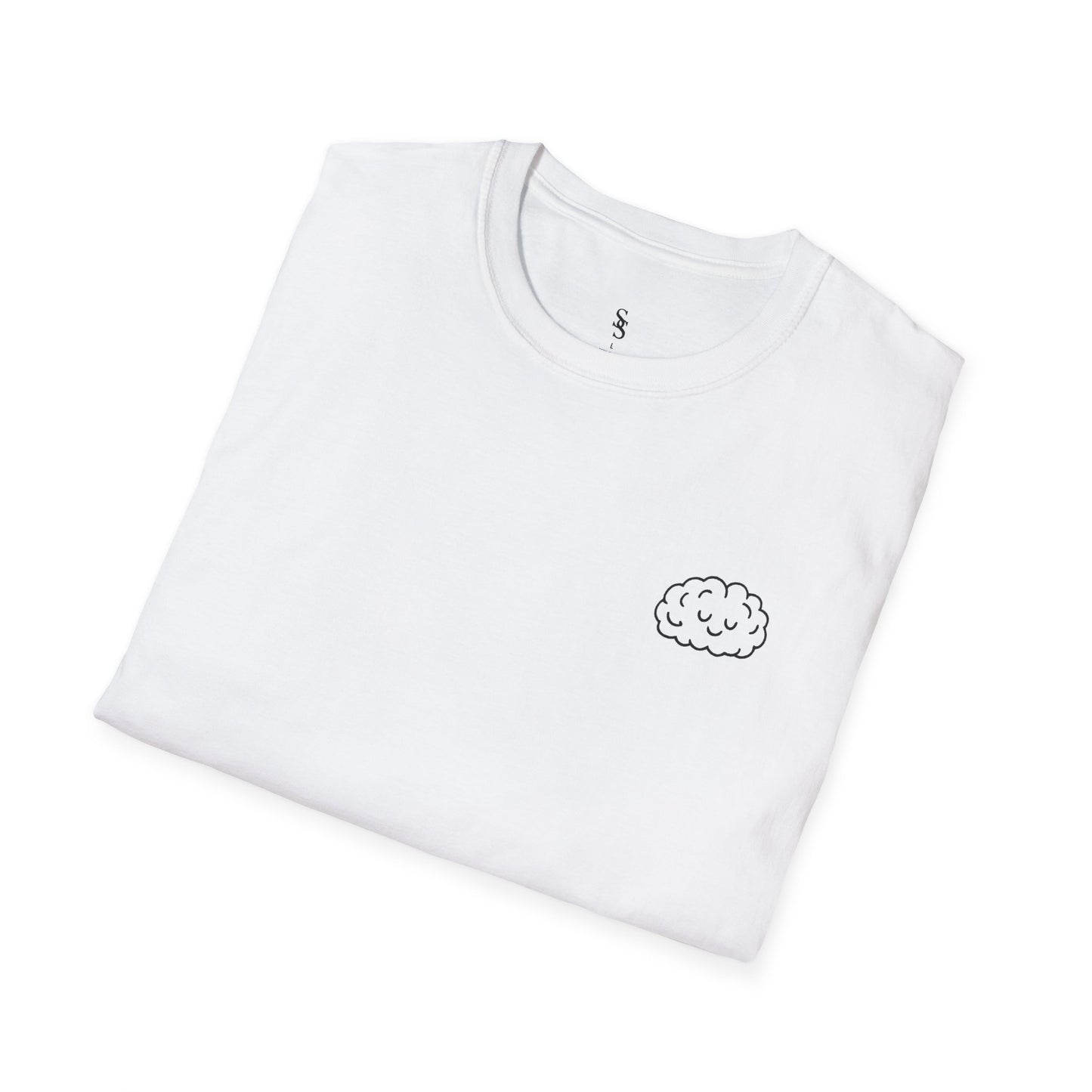 Be Kind to Your Mind Unisex Softstyle T-Shirt - Inspirational Cloud Design