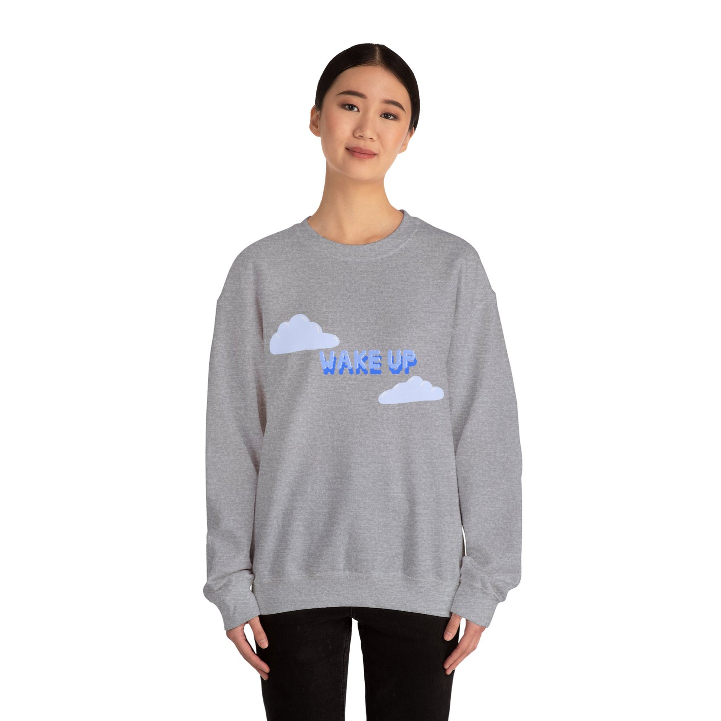 Wake Up Unisex Heavy Blend™ Crewneck Sweatshirt