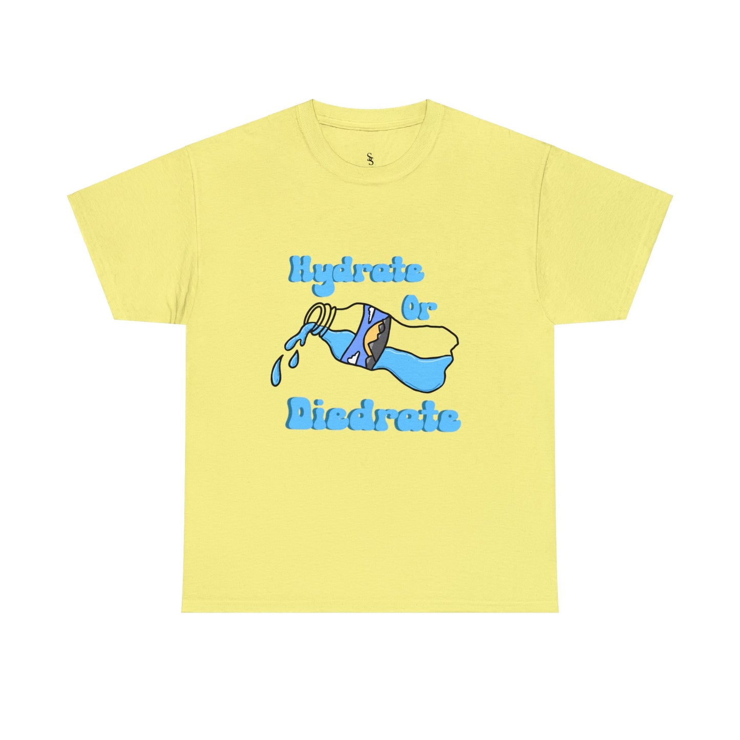 Hydrate or Diedrate Unisex Heavy Cotton Tee