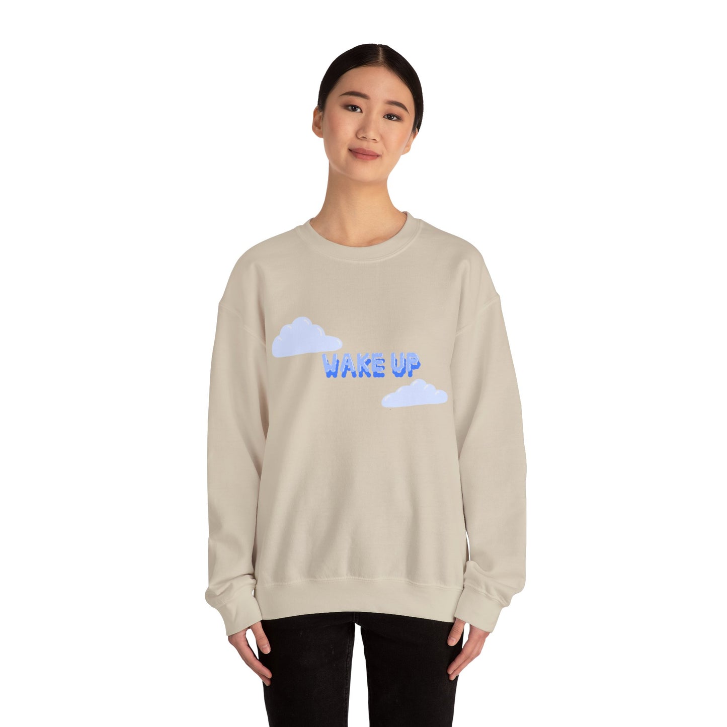 Wake Up Unisex Heavy Blend™ Crewneck Sweatshirt