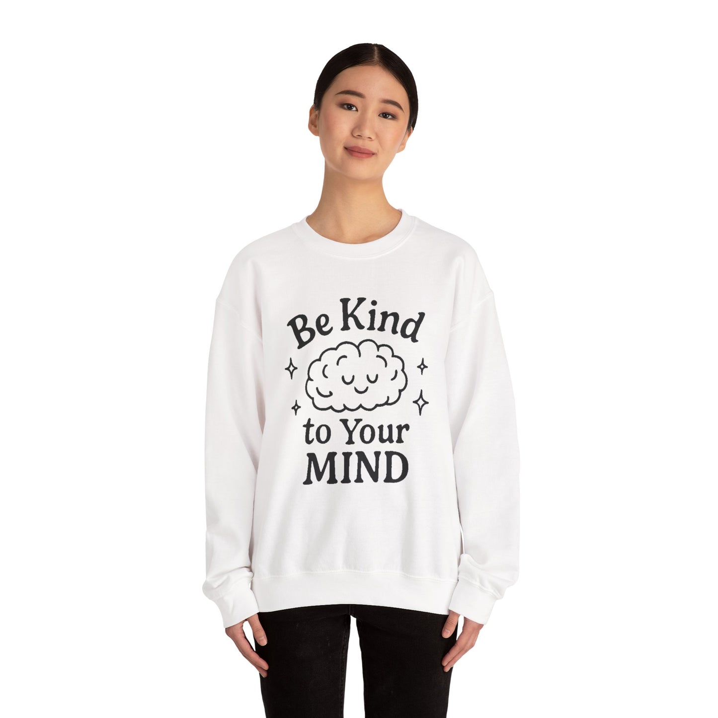 Be Kind To Your Mind Unisex Heavy Blend™ Crewneck Sweatshirt