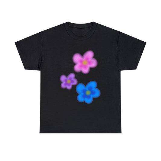 Vivid Flower Unisex Heavy Cotton Tee