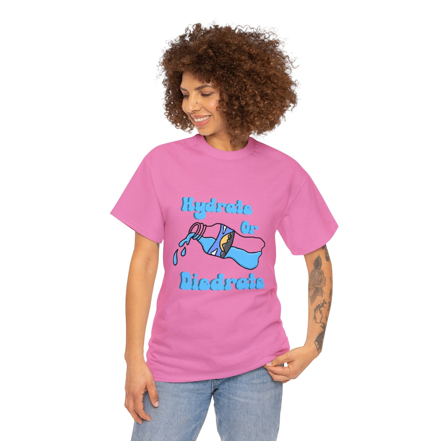 Hydrate or Diedrate Unisex Heavy Cotton Tee