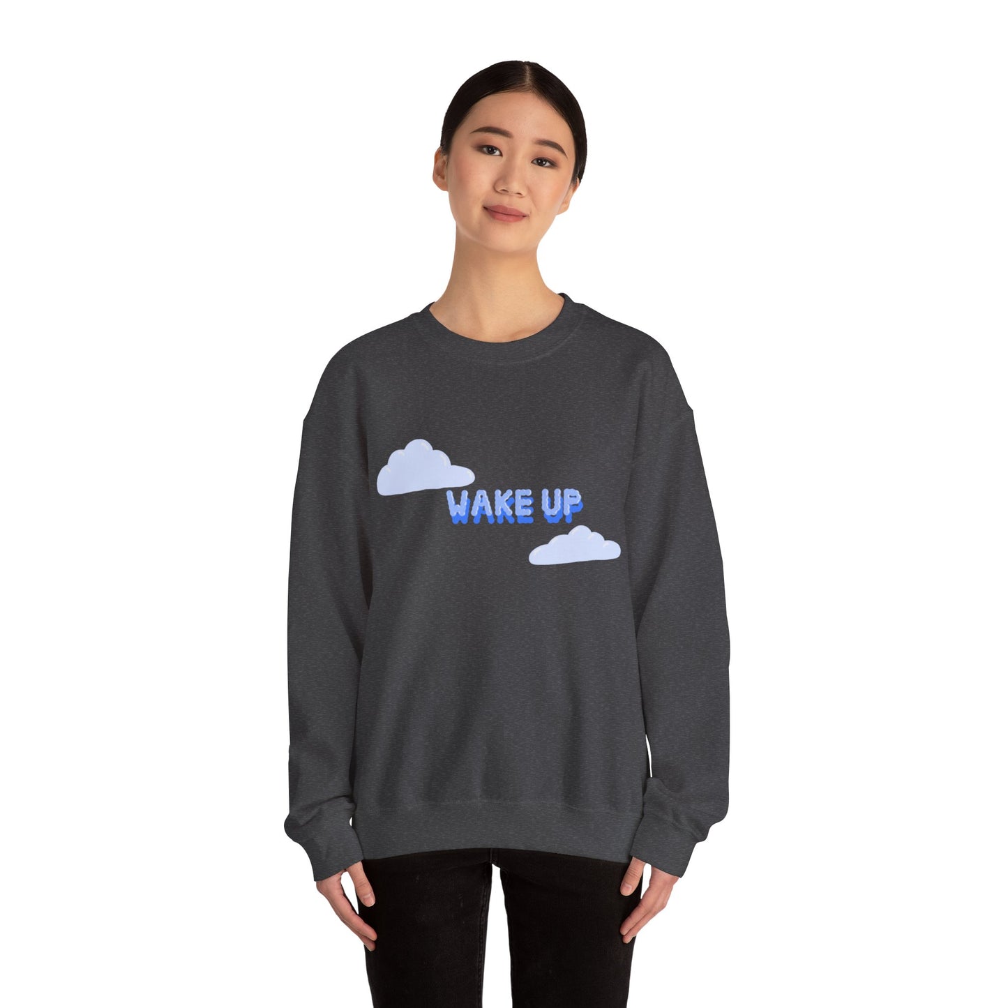 Wake Up Unisex Heavy Blend™ Crewneck Sweatshirt