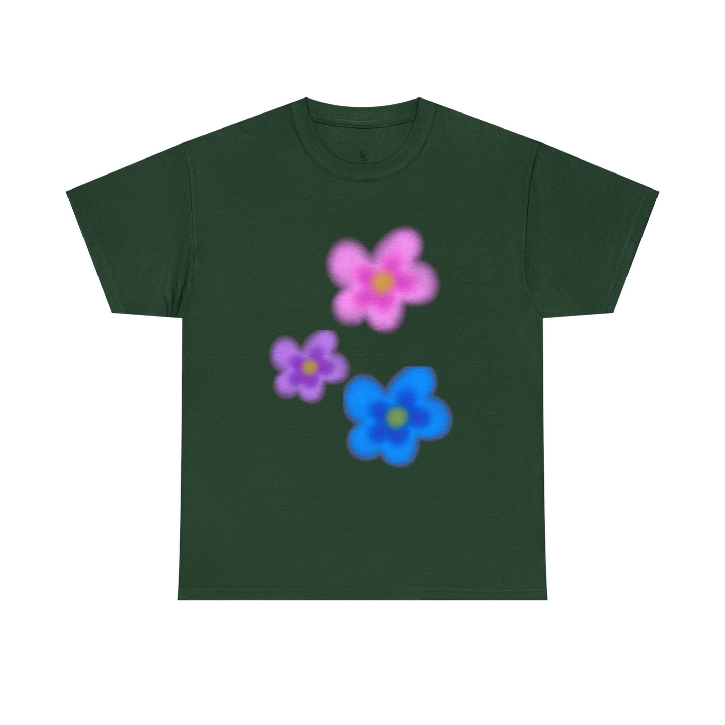 Vivid Flower Unisex Heavy Cotton Tee