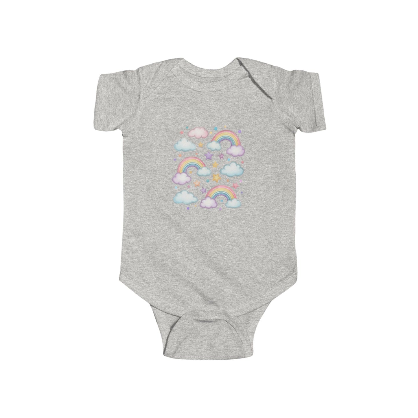 Rainbow Cloud Baby Bodysuit, Cute Infant Onesie, Baby Gift, Toddler Outfit, Gender-Neutral Babywear, Nursery Clothes