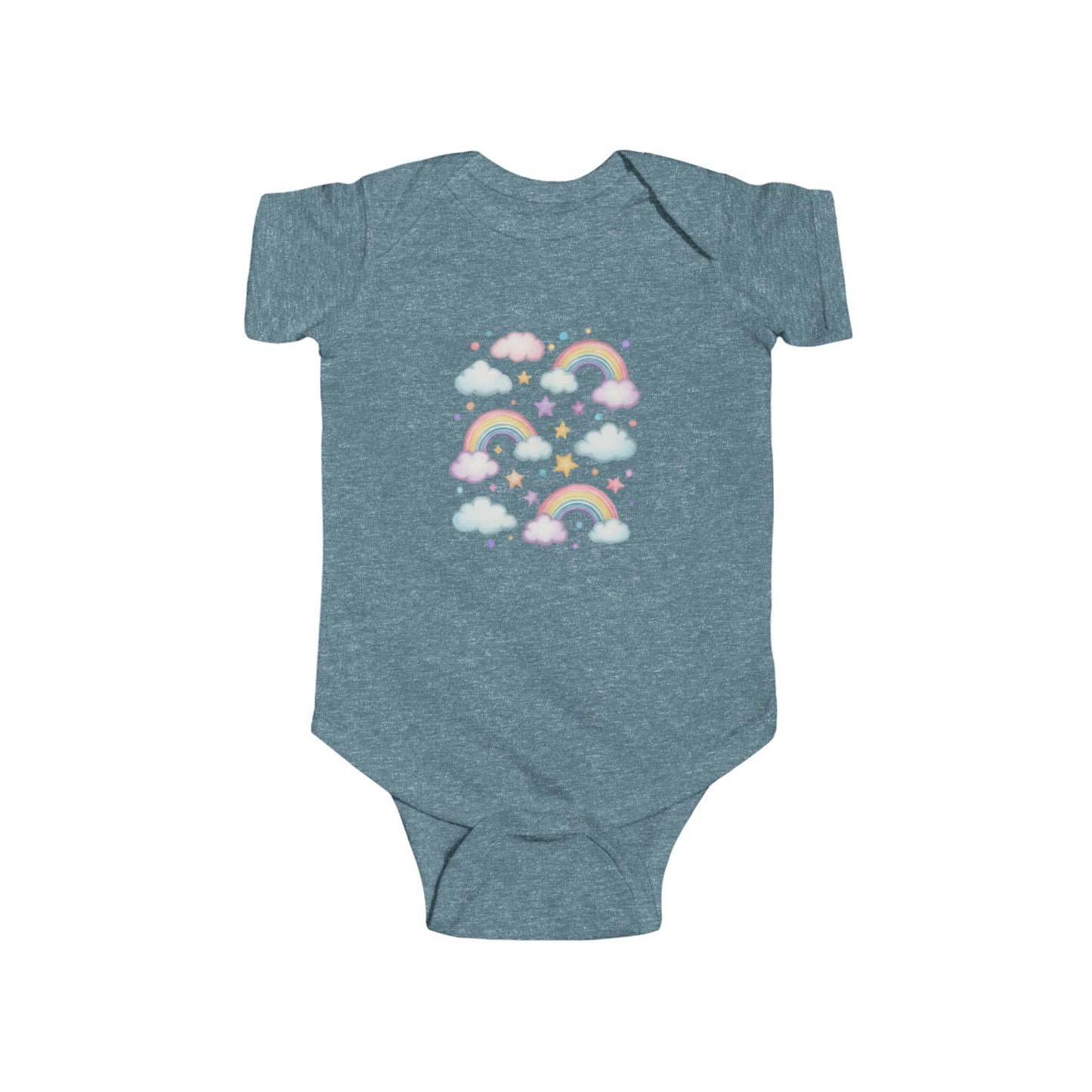 Rainbow Cloud Baby Bodysuit, Cute Infant Onesie, Baby Gift, Toddler Outfit, Gender-Neutral Babywear, Nursery Clothes