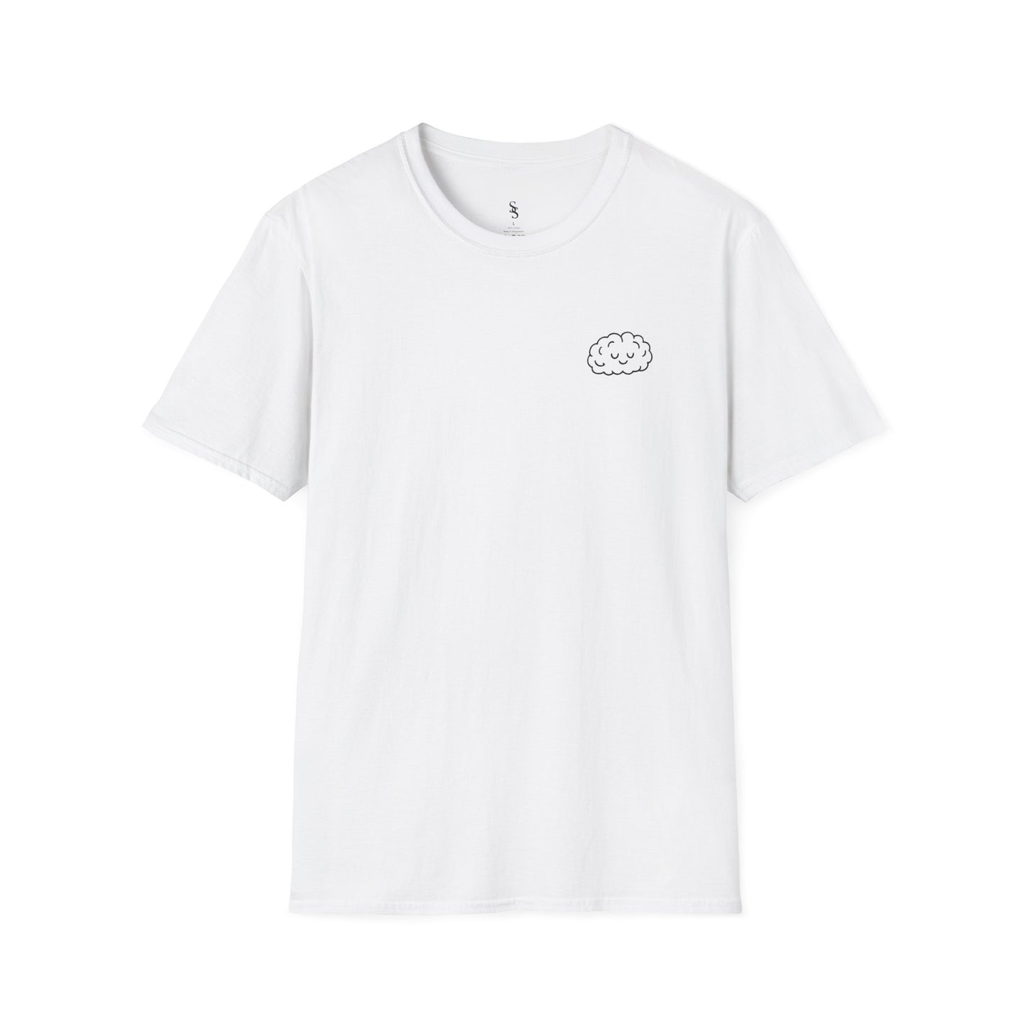 Be Kind to Your Mind Unisex Softstyle T-Shirt - Inspirational Cloud Design