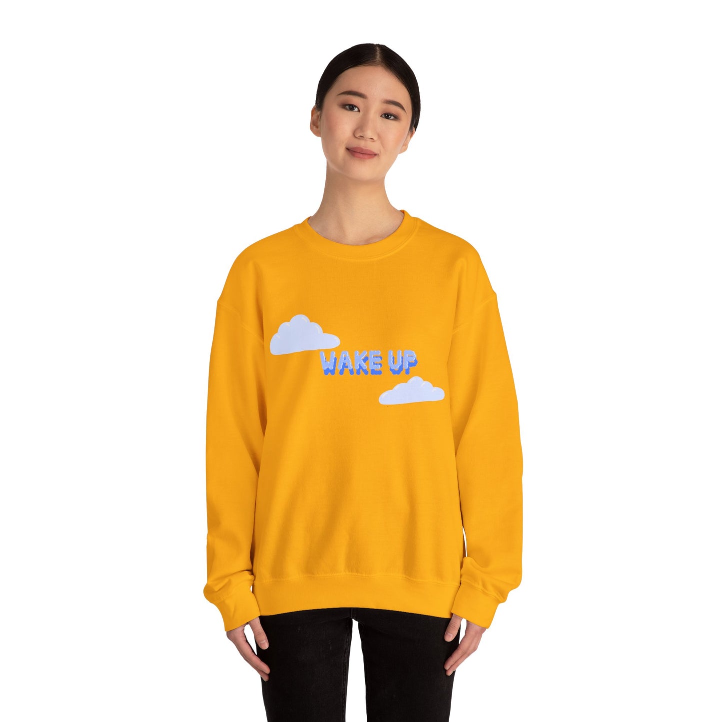 Wake Up Unisex Heavy Blend™ Crewneck Sweatshirt