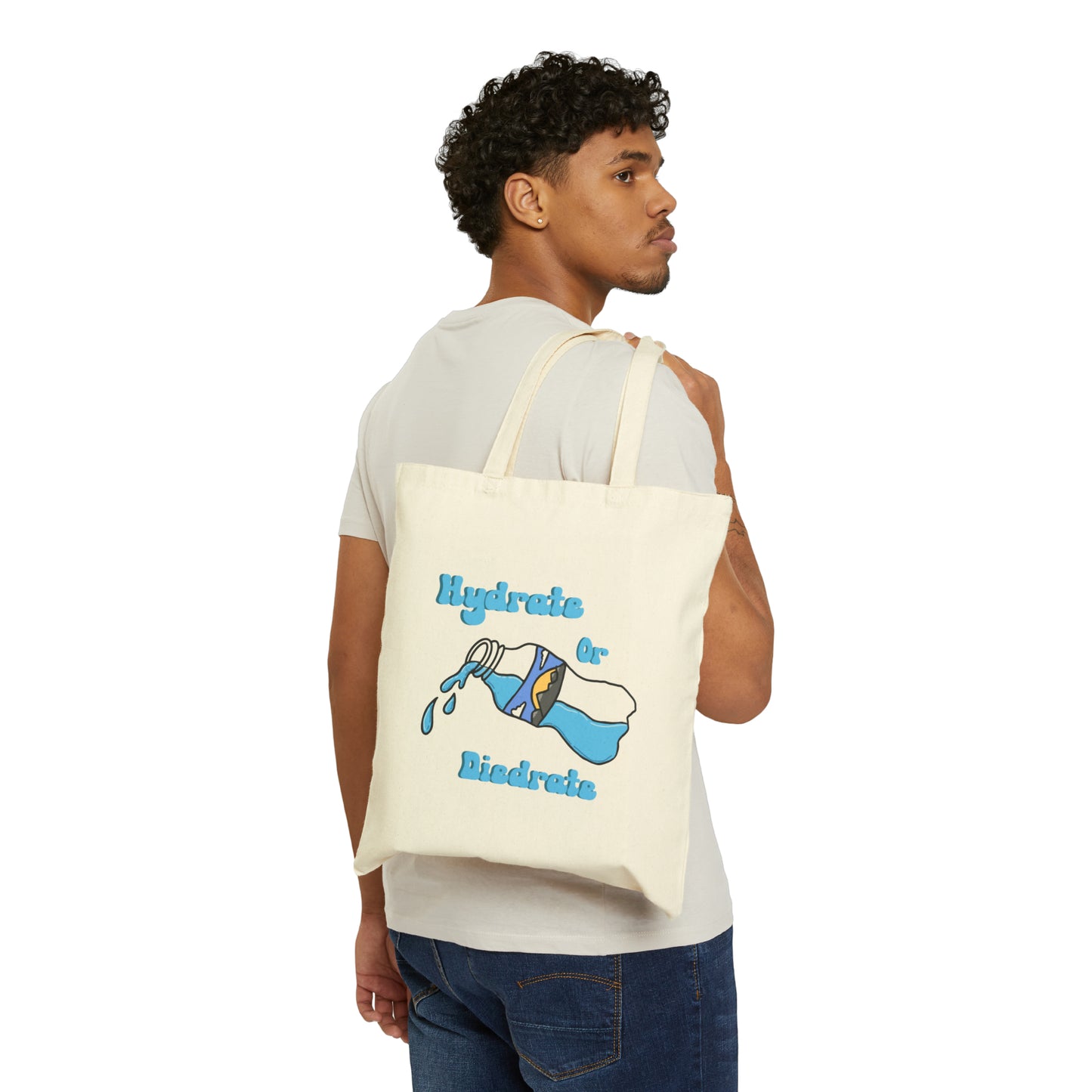 Hydrate Or Diedrate Cotton Canvas Tote Bag