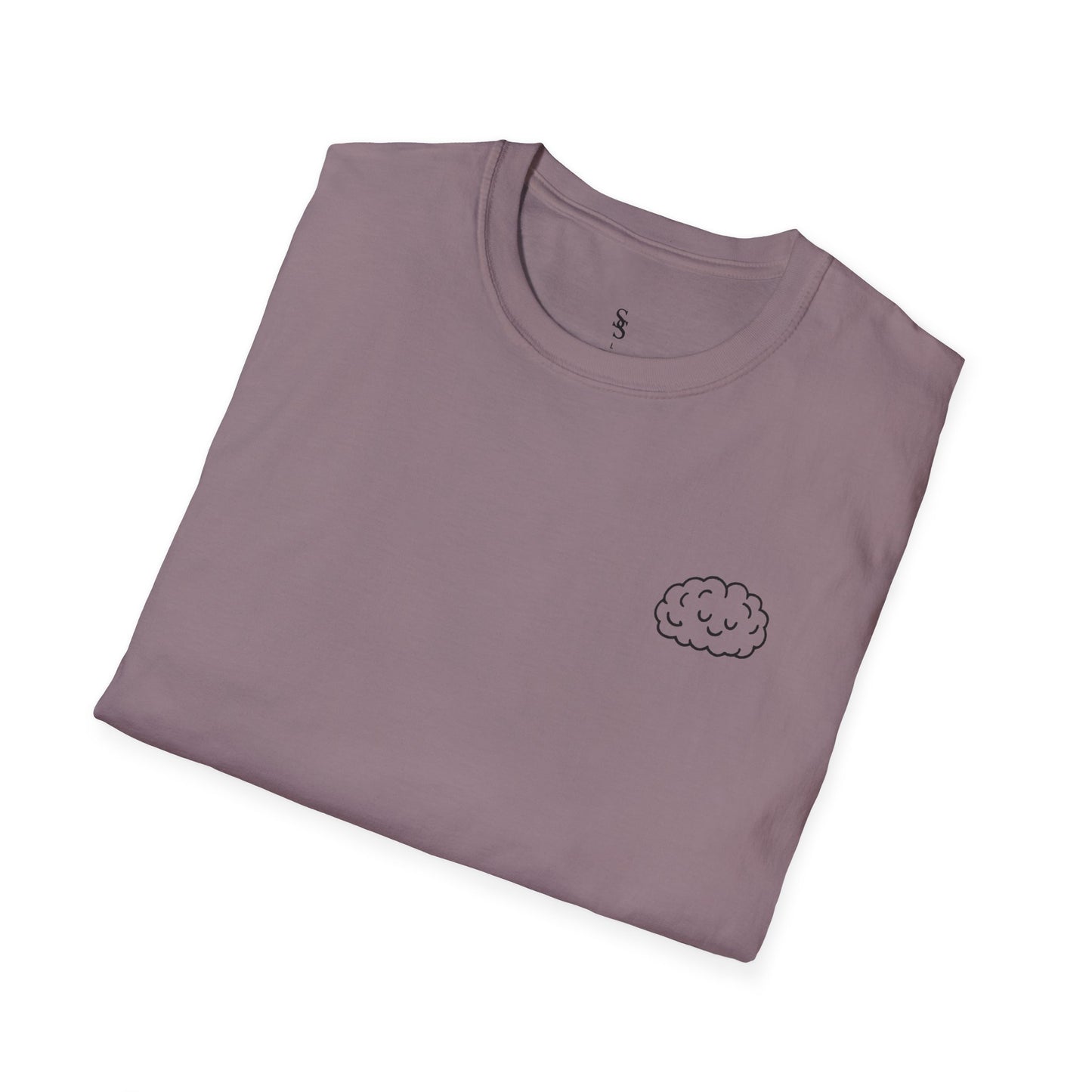 Be Kind to Your Mind Unisex Softstyle T-Shirt - Inspirational Cloud Design