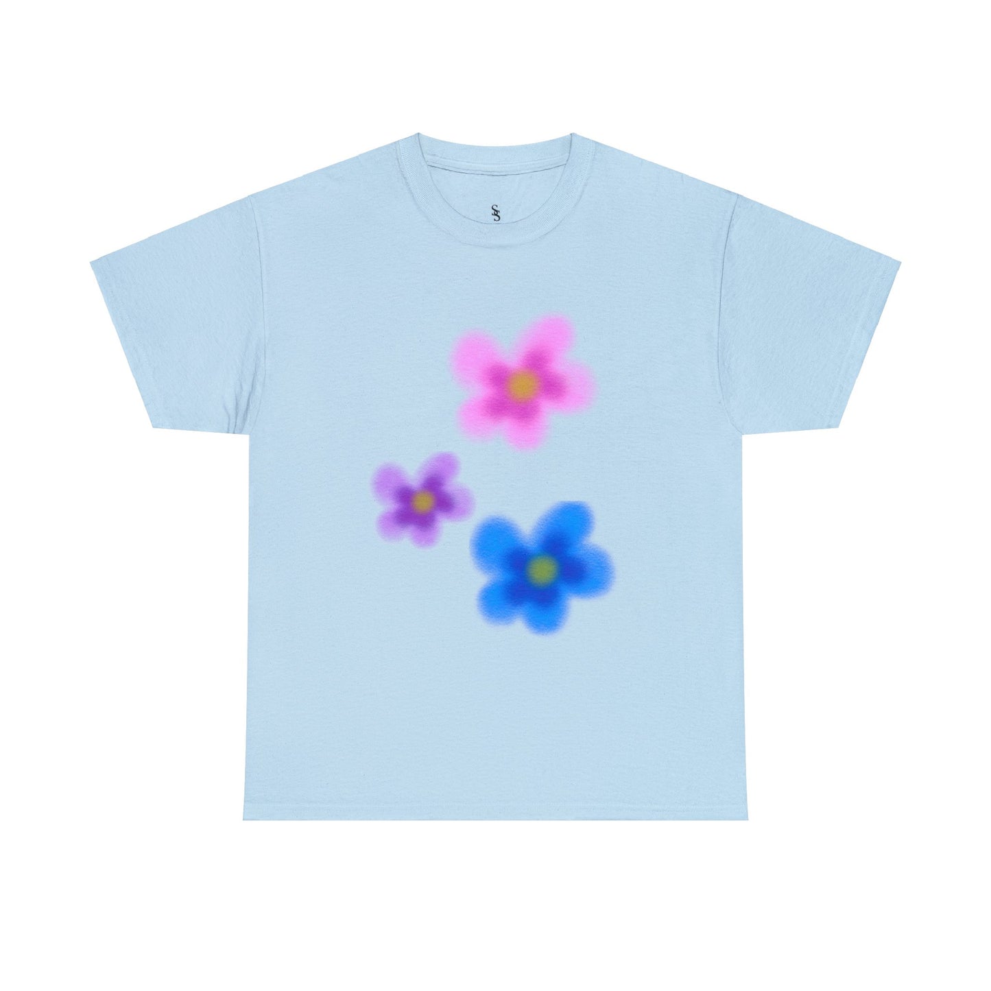 Vivid Flower Unisex Heavy Cotton Tee