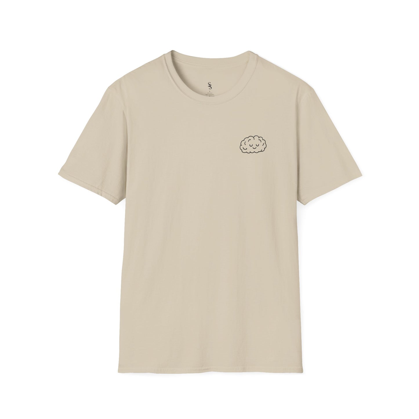Be Kind to Your Mind Unisex Softstyle T-Shirt - Inspirational Cloud Design