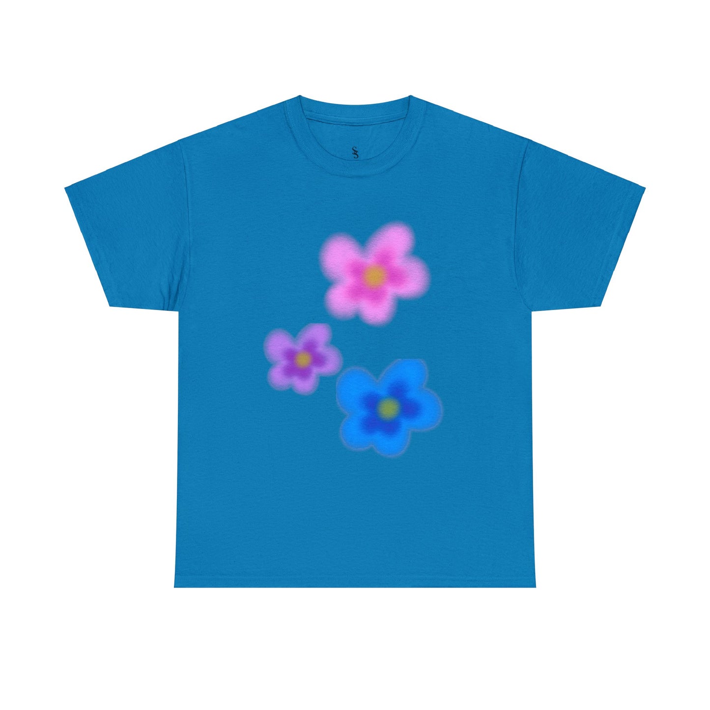 Vivid Flower Unisex Heavy Cotton Tee