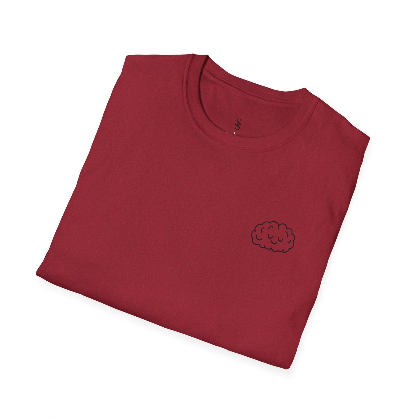 Be Kind to Your Mind Unisex Softstyle T-Shirt - Inspirational Cloud Design