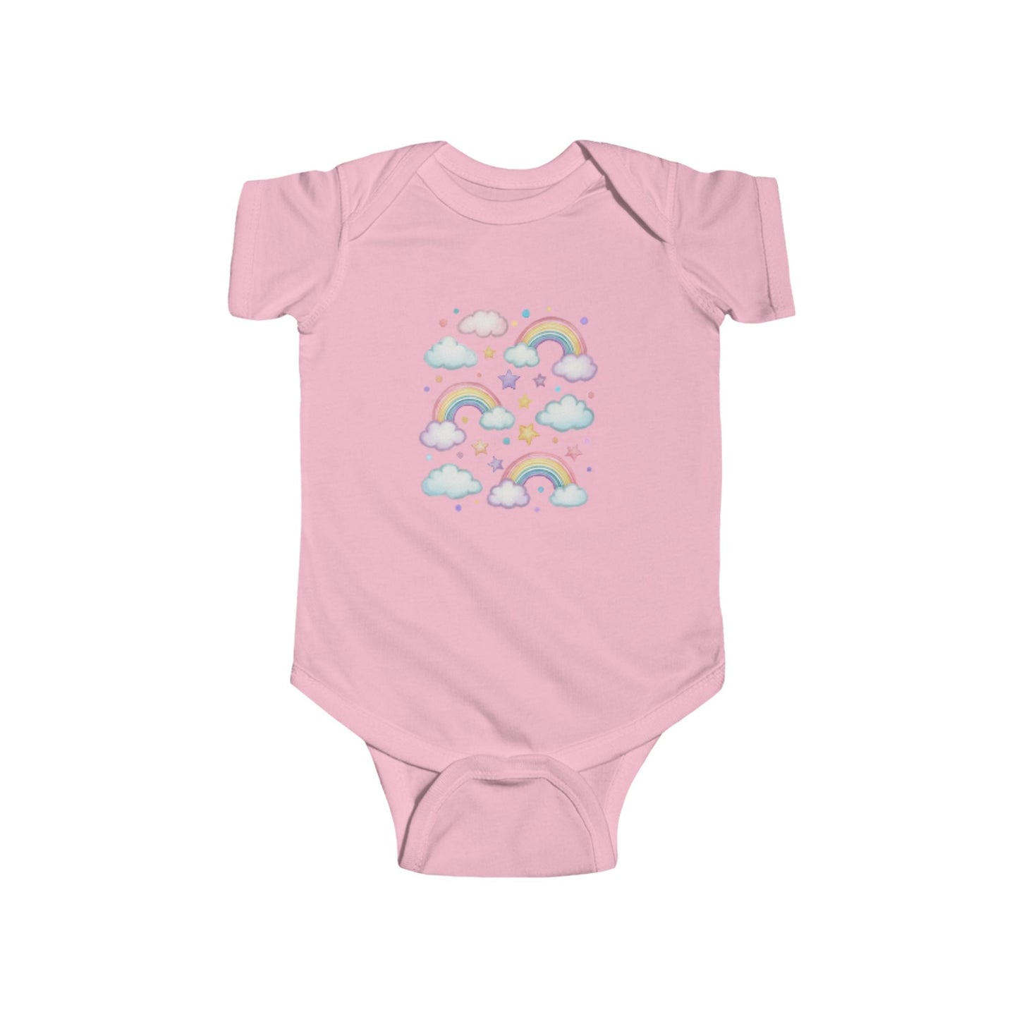 Rainbow Cloud Baby Bodysuit, Cute Infant Onesie, Baby Gift, Toddler Outfit, Gender-Neutral Babywear, Nursery Clothes