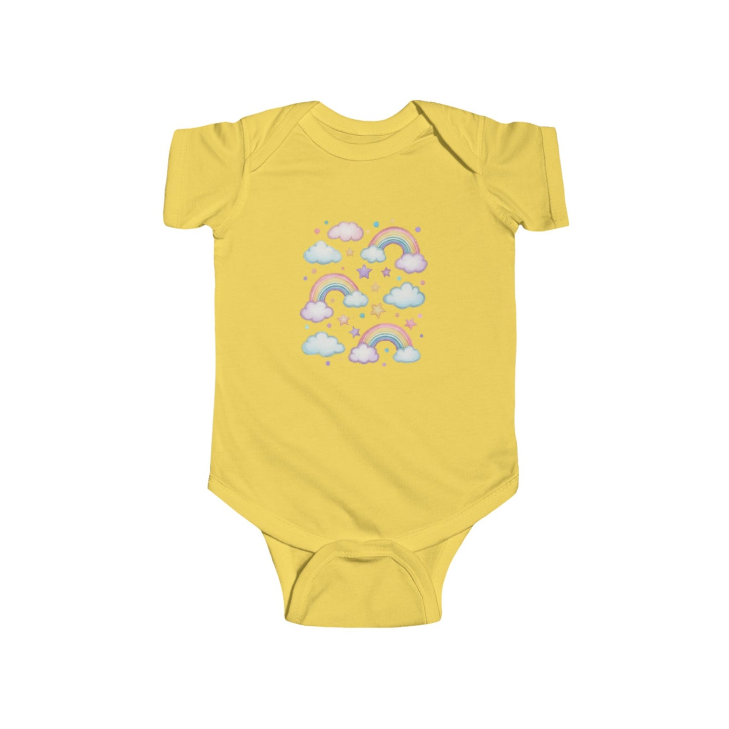 Rainbow Cloud Baby Bodysuit, Cute Infant Onesie, Baby Gift, Toddler Outfit, Gender-Neutral Babywear, Nursery Clothes