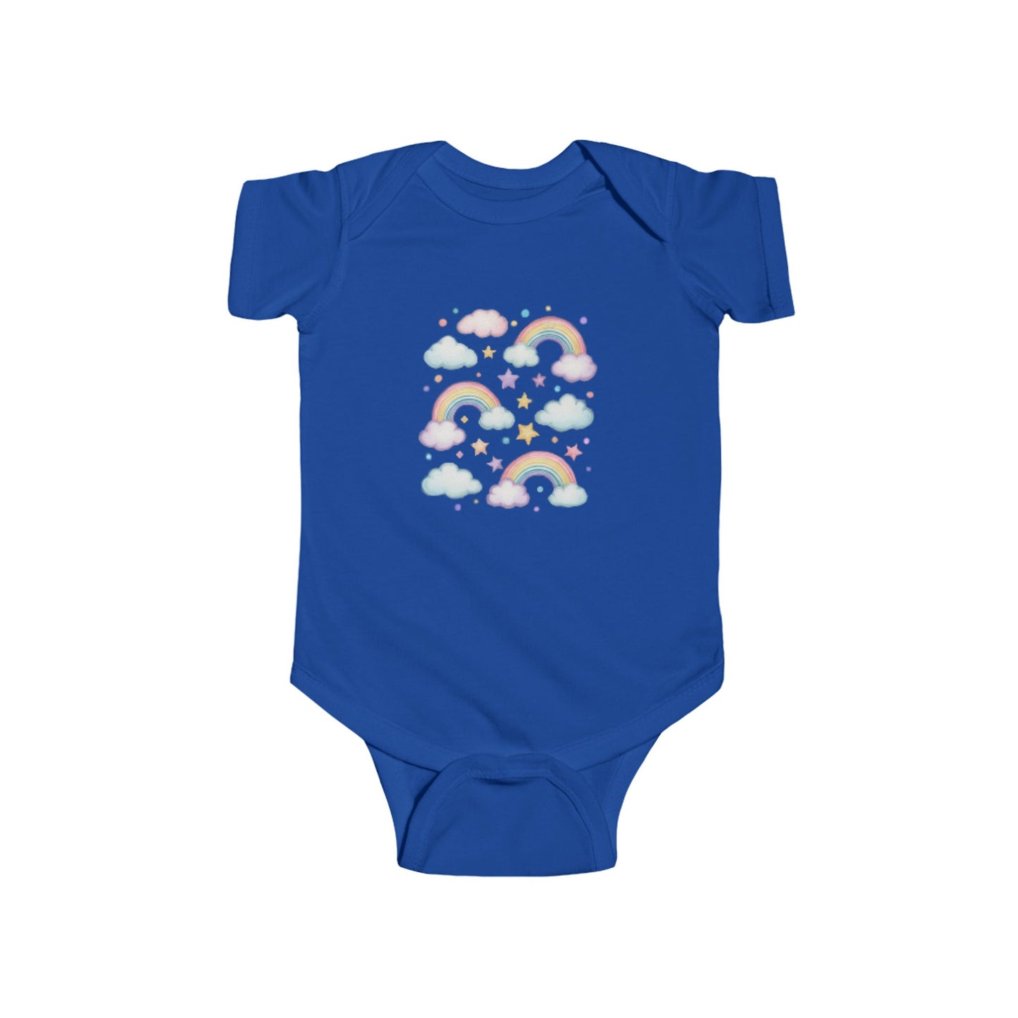 Rainbow Cloud Baby Bodysuit, Cute Infant Onesie, Baby Gift, Toddler Outfit, Gender-Neutral Babywear, Nursery Clothes